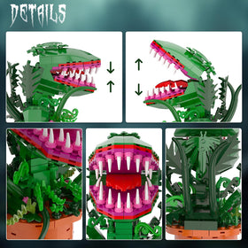 BUILDIFY Audrey II lush foliage detail adds lifelike texture to décor.