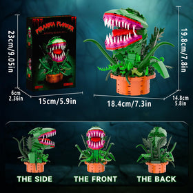 BUILDIFY Audrey II open mouth feature invites interactive display and storytelling.