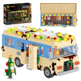 Buildify Christmas Vacation RV model parts for a detailed building experience.