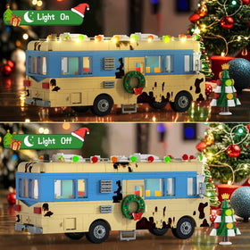 Buildify detail of crooked antenna and authentic vintage motorhome styling.
