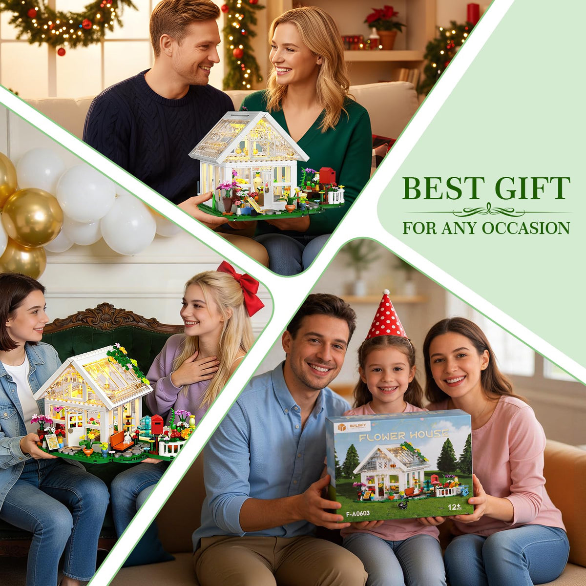 BUILDIFY Gift-ready packaging box for holidays and birthdays.