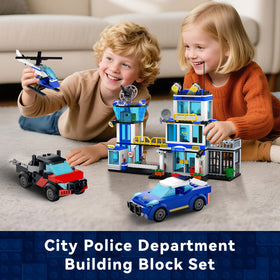 BUILDIFY Police Dog figure for brave rescue play