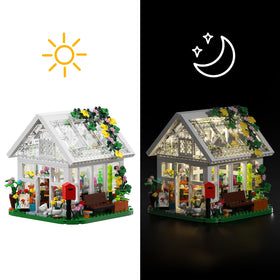 BuildingBoat Flower House with detachable roof for easy access