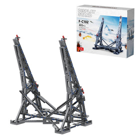 BuildingBoat Millennium Falcon vertical display stand securely holds 75192.