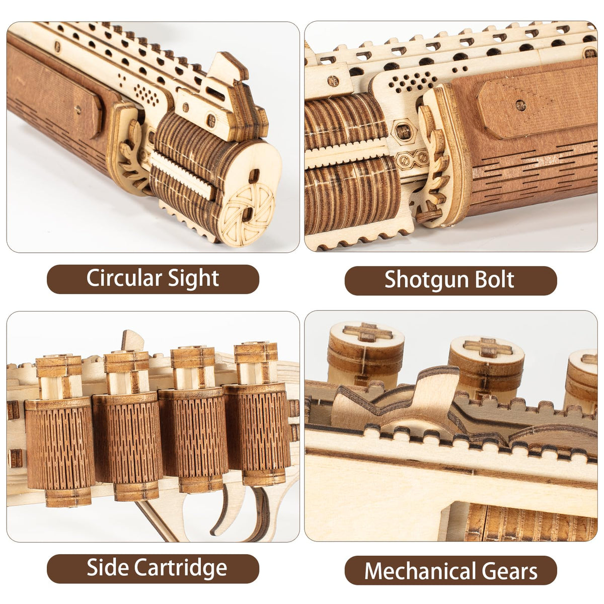 Buildixel laser-cut wood pieces before interlocking for a clean fit.