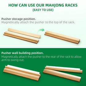 Buildopia four-rack mahjong set, side angle showing complete set for quick start.