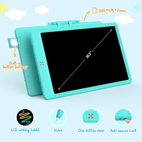 BUKEBU doodle board side angle showing slim, durable design for everyday art.