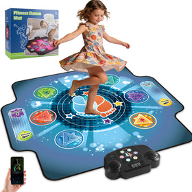 BulaBe Upgraded Dance Mat with LED panels guides kids through glowing, active play.