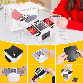 Buldoospok card-size compatibility supports various card types.