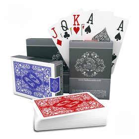 Bullets Playing Cards waterproof deck front view, durable plastic surface for tough outdoor use.