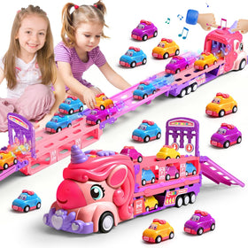 Bulucoben unicorn car toy truck for imaginative play