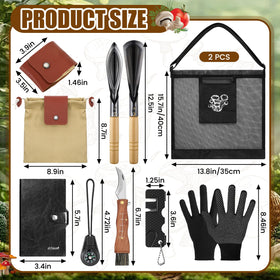 Bulyoou breathable mesh foraging bag stores mushrooms while keeping them fresh