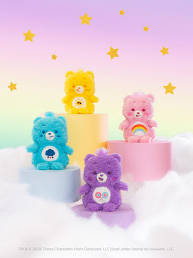 BumBumz Belly Badge embroidery close-up, authentic Care Bears charm
