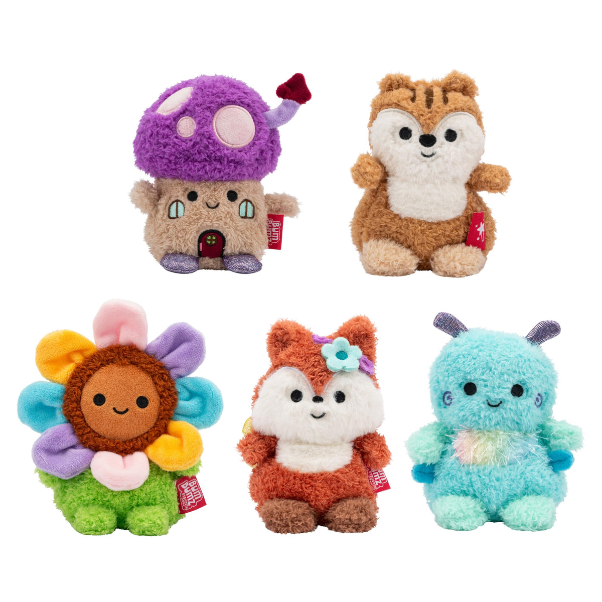 BumBumz Chris the Mushroom Cottage plush for imaginative play and cuddling