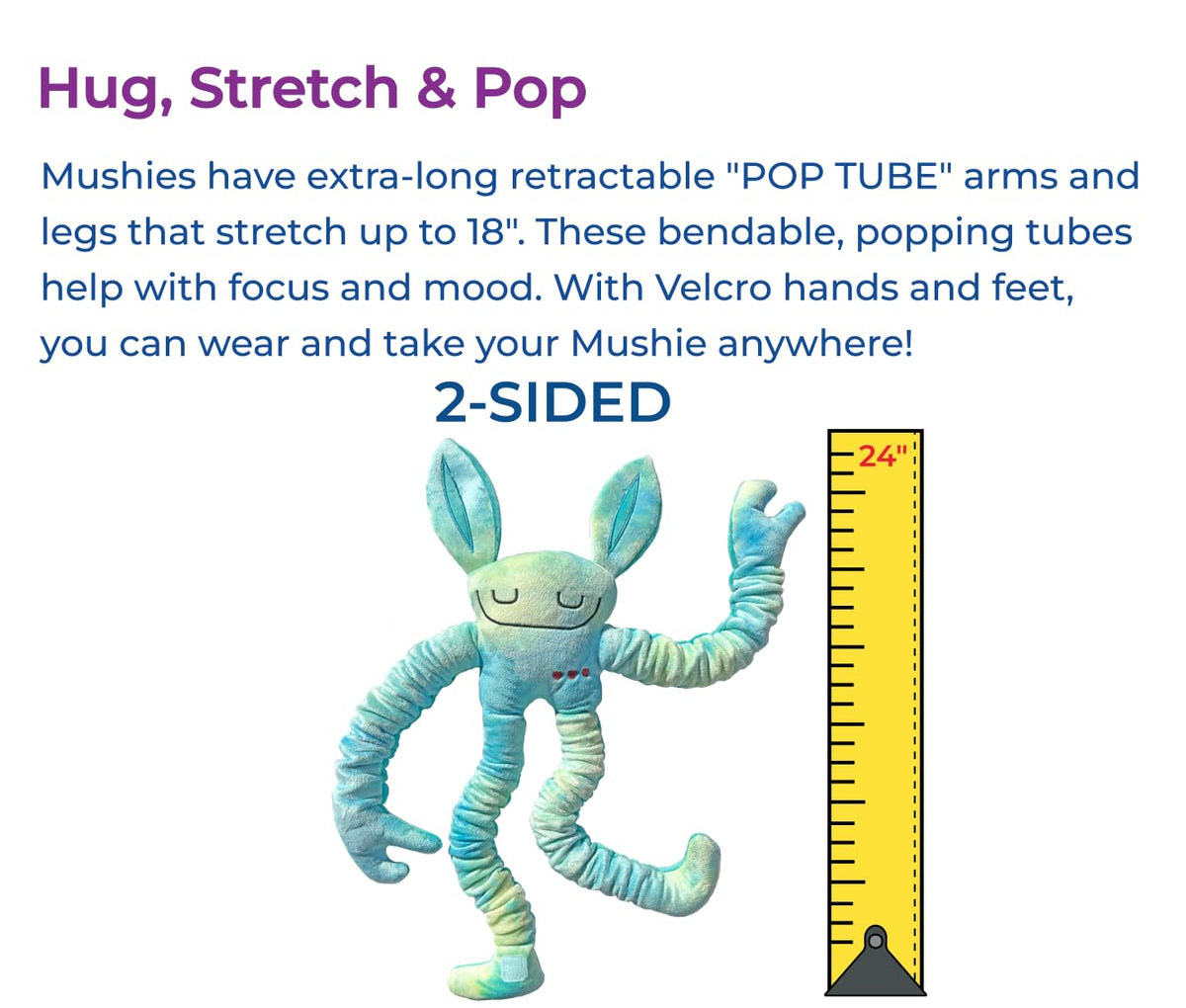 Bumpas Mushies lightweight design makes travel-friendly sensory entertainment