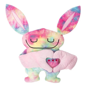 Bumpas weighted plush toy hug closeup showing a comforting hug