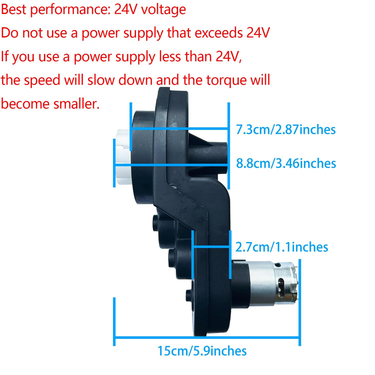 BUMPKAI RS555 35000RPM gearbox delivers faster toy car acceleration