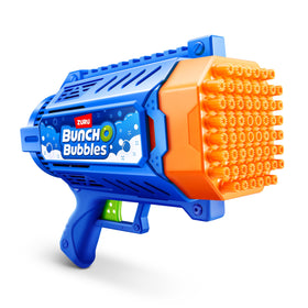 Bunch O Bubbles motorized bubble blaster with dip tray and solution for effortless setup.