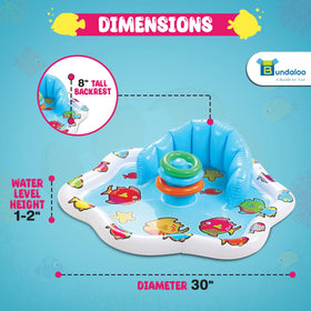Bundaloo splash pad marine scene captivates curious toddlers with friendly sea creatures
