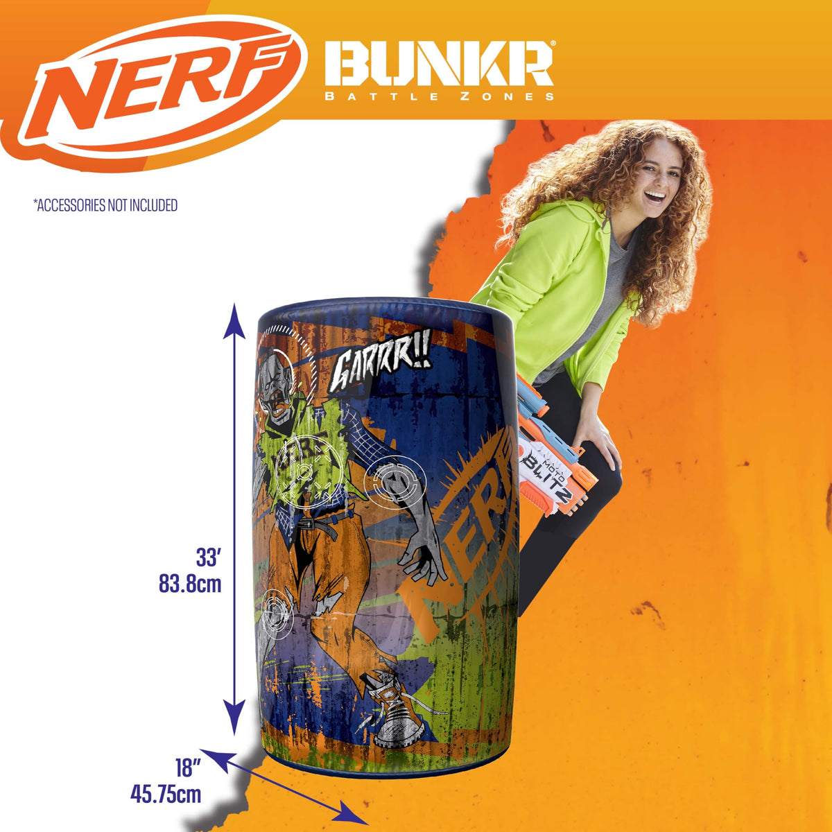 BUNKR portable inflatable cover enables quick setup and fast repositioning during games