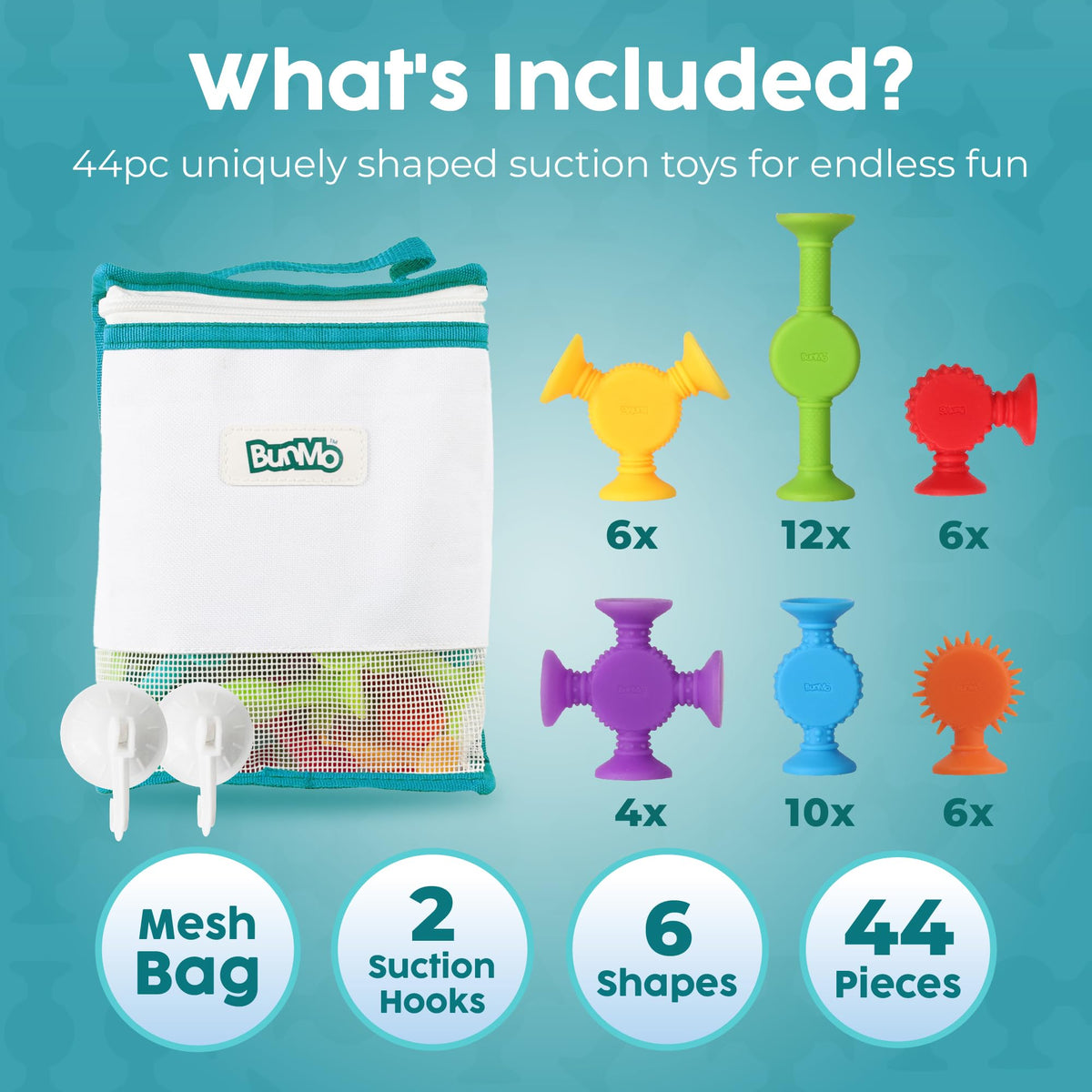BUNMO dishwasher-safe design means quick cleanup after bath-time fun.