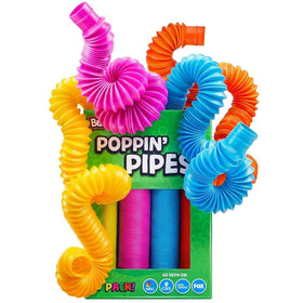 BUNMO Pop Tubes 30-pack colorful set for imaginative play and sensory exploration.