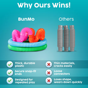 BUNMO Pop Tubes invite family-friendly fun with shared, creative activities.