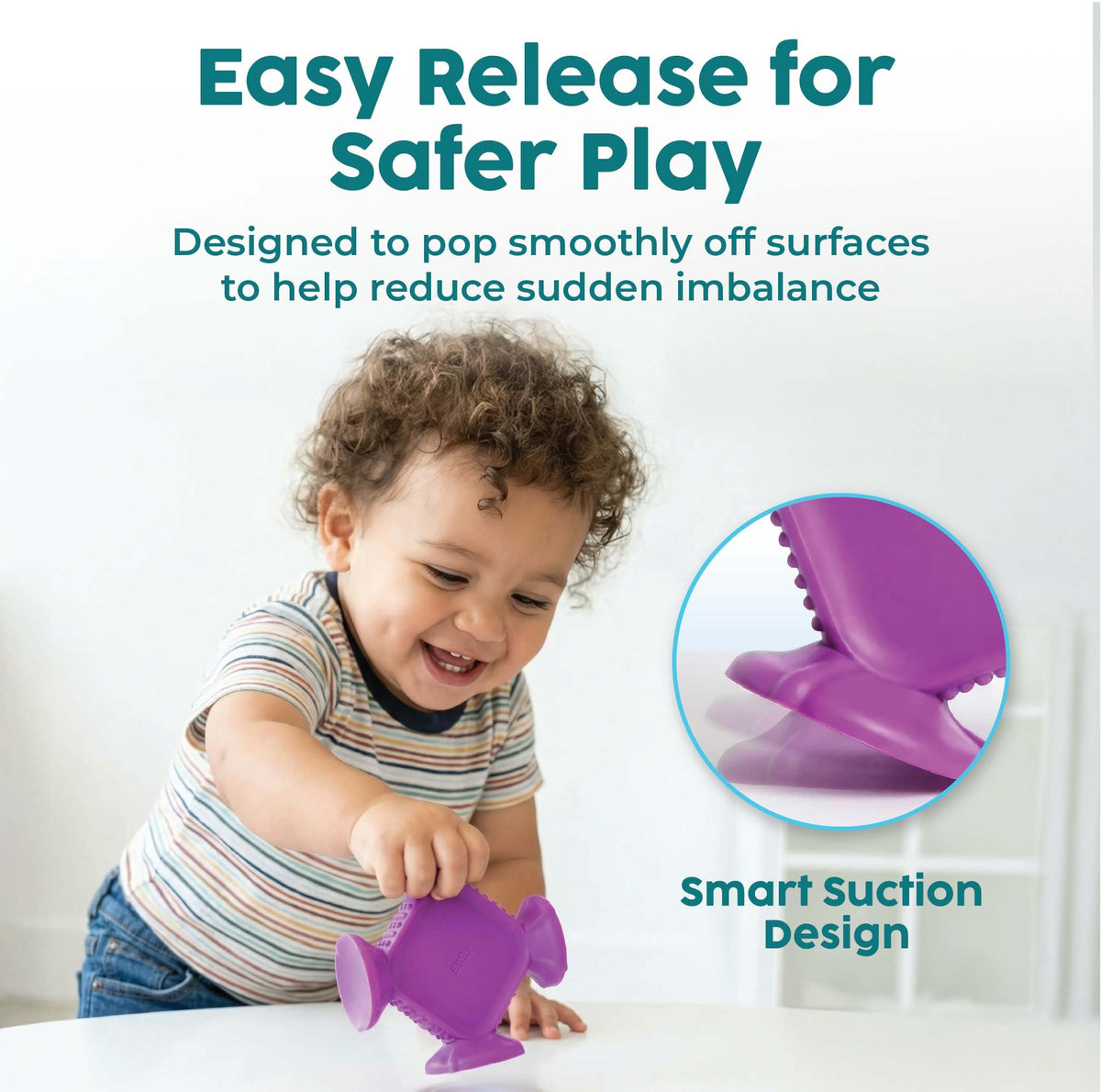 BUNMO suction cups bath toy demonstrates versatile placement on tub walls