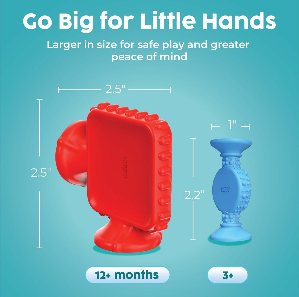 BUNMO toddler-safe bath toys designed for 1+ ages