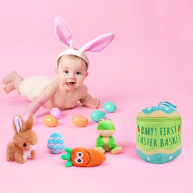Bunny Chorus plush frog toy for soft play and decoration.