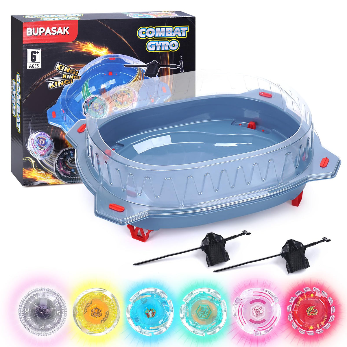 BUPASAK Light Ignite top glowing during battle for dynamic play