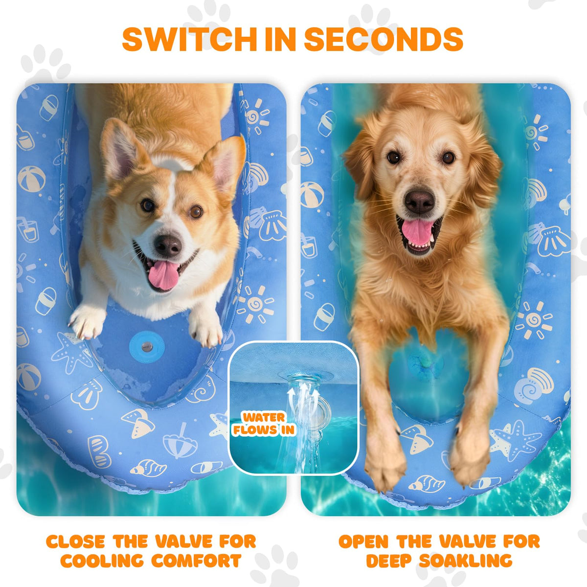 BurgeonNest dog pool float raft outer cover protects against outdoor wear.