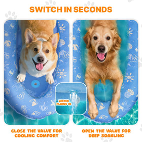BurgeonNest dog pool float raft outer cover protects against outdoor wear.