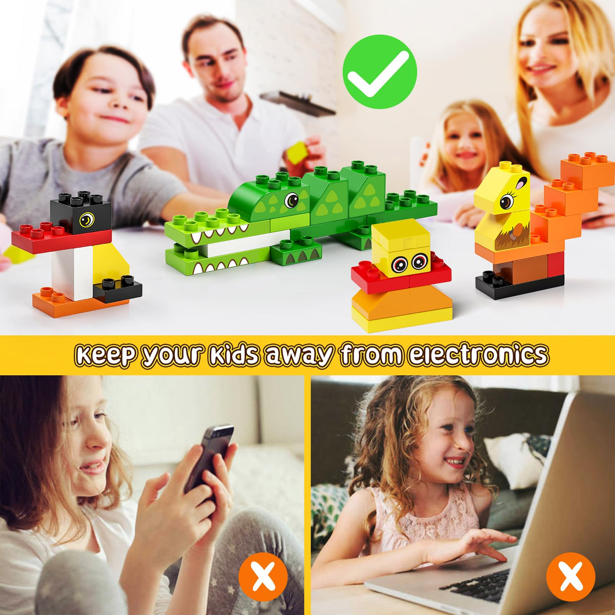 burgkidz 15-animal friends lets kids follow guides or mix ideas