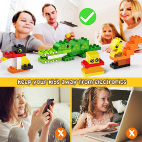 burgkidz 15-animal friends lets kids follow guides or mix ideas
