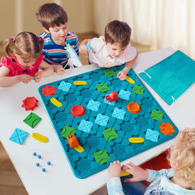 burgkidz 200+ challenges with booklet for easy-to-follow solutions