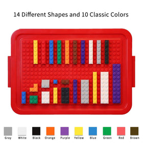 Burgkidz carrying handle on box enables portable building sessions