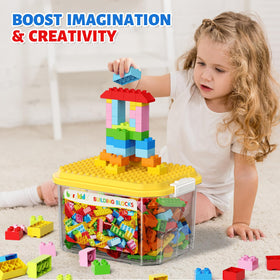 burgkidz jumbo blocks are 3x larger than standard bricks for safer toddler play.