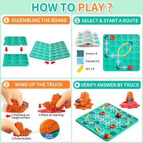 burgkidz logical road builder pieces forming routes sparks planning and spatial skills