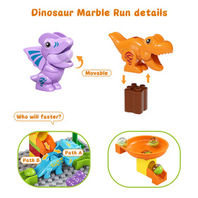 burgkidz montessori builders with dino toys support spatial thinking through building.