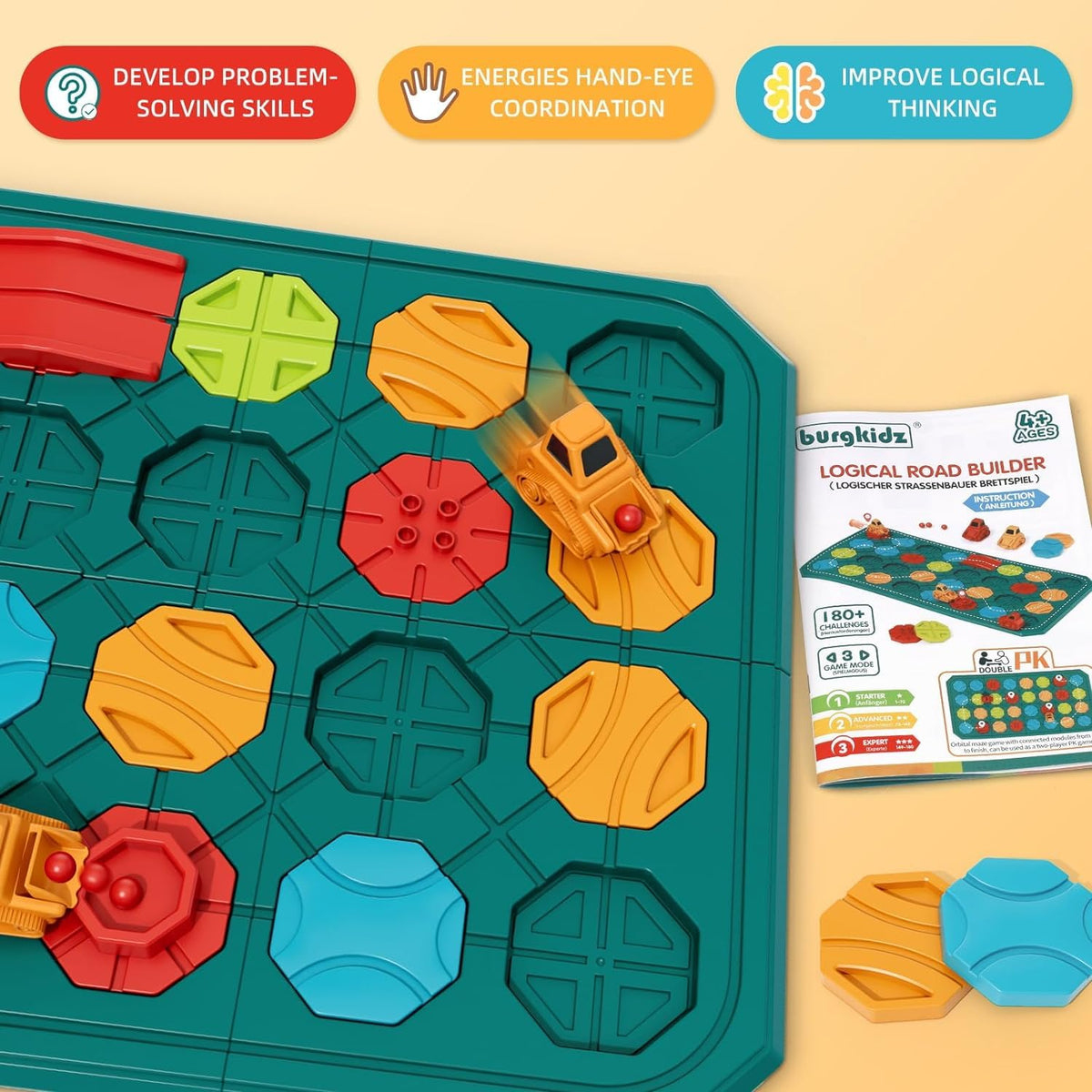Burgkidz Montessori-inspired Educational Play invites independent exploration and focus.