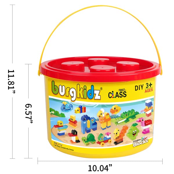 burgkidz travel-friendly kit makes playtime easy at home or on the go