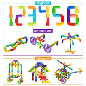 burgkidz wheels and rolling base enable movable, dynamic creations.