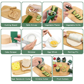 Busy Edition cake scrapers for spreading and decorating with kids.