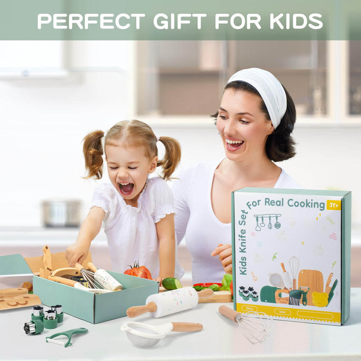 Busy Edition egg whisk for light, efficient mixing by kids.