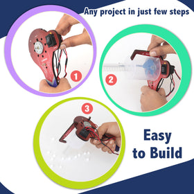 Butterfly EduFields volcano mold and tools invite hands-on kitchen experiments
