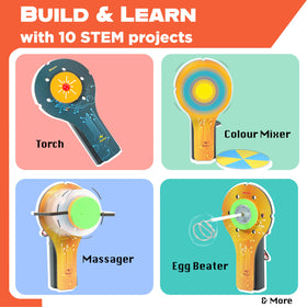 Butterfly EduFields gear-system assembly encourages problem-solving and fine motor skills.