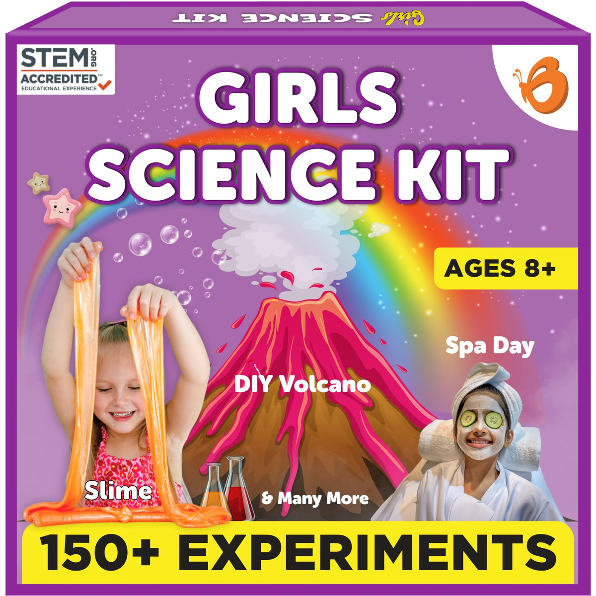 Butterfly EduFields girls science kit assembly promotes hands-on learning for curious kids.