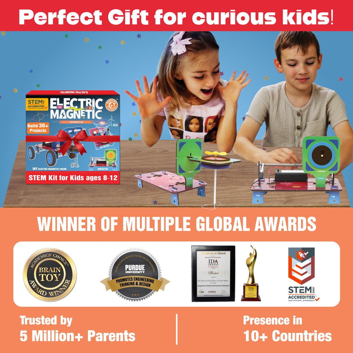 Butterfly EduFields step-by-step manual guides kids to build projects confidently.