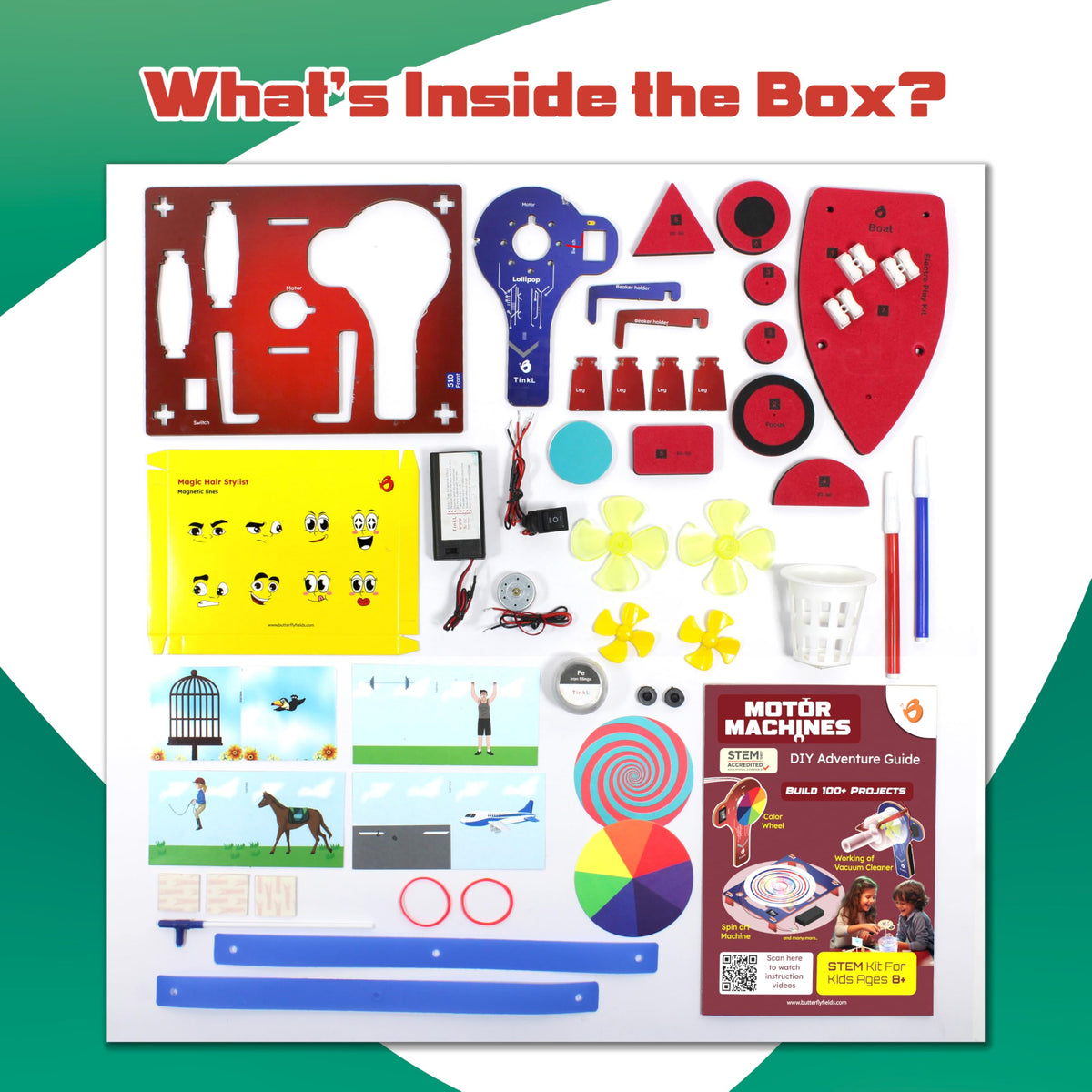 Butterfly EduFields simple-assembly robotics kit for beginner builders